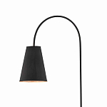 Торшер с изогнутым корпусом на бетонном основании Black Portland варинант исполнения - 1 | Loft Concept в Уфе