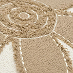 Подушка с цветочным принтом и кисточками Blooming Elegance Harper варинант исполнения - 2 | Loft Concept в Уфе