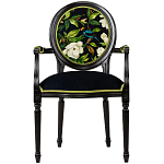 Стул с подлокотниками из бука с изображением птицы и цветов Blooming Birds варинант исполнения - 1 | Loft Concept в Уфе