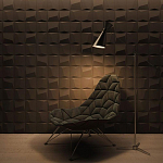 Гипсовая 3D Панель M-26 варинант исполнения - 2 | Loft Concept в Уфе