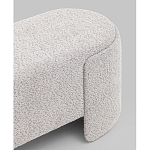 Банкетка Taks букле светло-серый варинант исполнения - 3 | Loft Concept в Уфе