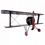 Полка книжная в виде аэроплана в стиле лофт FLY варинант исполнения - 1 | Loft Concept в Уфе