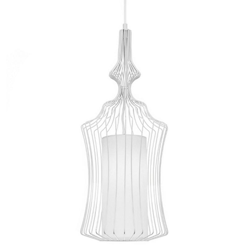 Подвесной светильник Wire Dream Pendant 4 Белый Белый Подвесной светильник Wire Dream Pendant 4 Белый Белый в Уфе | Loft Concept