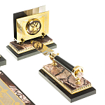 Настольный письменный набор из яшмы Manager Organizer варинант исполнения - 6 | Loft Concept в Уфе