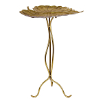 Столик приставной с столешницей Тропический лист Tropical Forest gold варинант исполнения - 1 | Loft Concept в Уфе