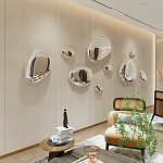 Абстрактная скульптура на стену в виде капли воды Water Outline варинант исполнения - 3 | Loft Concept в Уфе