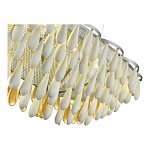 Люстра с подвесками в форме капель на серебристом каркасе Raindrop варинант исполнения - 4 | Loft Concept в Уфе