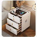 Умная прикроватная тумбочка c зарядкой для телефона Smart Furniture варинант исполнения - 5 | Loft Concept в Уфе