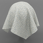 Мебельная ткань Шенилл голубой цвет 142 см T4-45 варинант исполнения - 9 | Loft Concept в Уфе