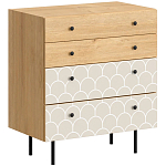 Комод с принтом на ящиках Elise Chest of Drawers варинант исполнения - 9 | Loft Concept в Уфе