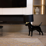 Лампа COLLECTION OF DOGS с абажуром Бультерьер варинант исполнения - 8 | Loft Concept в Уфе