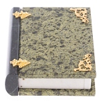 Шкатулка в виде книги из натурального камня змеевик Stone Casket варинант исполнения - 1 | Loft Concept в Уфе