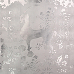 Обои ручная роспись в стиле Арт-деко Rateau Bas Relief on Tarnished Silver gilded paper варинант исполнения - 1 | Loft Concept в Уфе