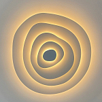 Потолочная люстра круглая многослойная Multilayering варинант исполнения - 9 | Loft Concept в Уфе