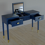 Туалетный стол - Трельяж Elsa Dreams Blue 120 см варинант исполнения - 2 | Loft Concept в Уфе