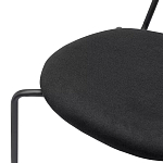 Стул с мягким сиденьем черный Stool Loft Black варинант исполнения - 7 | Loft Concept в Уфе