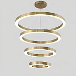 Люстра Light Ring Vertical Латунь варинант исполнения - 1 | Loft Concept в Уфе