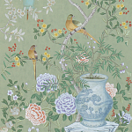 Обои ручная роспись Temple Newsam Mercury Grey варинант исполнения - 3 | Loft Concept в Уфе