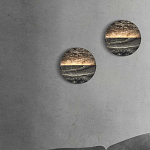 Бра в форме диска из керамогранита Eclipse of Celestial Bodies варинант исполнения - 5 | Loft Concept в Уфе