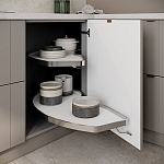 Кухонный гарнитур с фасадом в полоску Rainier Kitchen Set варинант исполнения - 2 | Loft Concept в Уфе