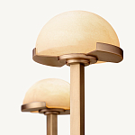 Люстрас 6-ю мраморными плафонами в форме купола Light Warm Light варинант исполнения - 2 | Loft Concept в Уфе