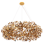 Люстра подвесная круглая с многочисленными металлическими круглыми элементами Terzani Argent варинант исполнения - 4 | Loft Concept в Уфе