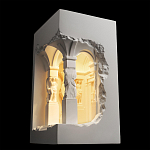 Встраиваемый в стену гипсовый светильник под покраску с колоннами и арками в античном стиле Antiquity Athena варинант исполнения - 7 | Loft Concept в Уфе