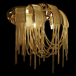 Бра с металиическими цепочками и дугообразными элементами Atlantis Chain варинант исполнения - 12 | Loft Concept в Уфе