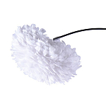 Изогнутый торшер с декором в виде перьев Plumage White Floor Lamp варинант исполнения - 2 | Loft Concept в Уфе