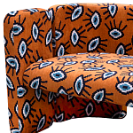 Акцентный Двухместный Диван Leela Оранжевый Орнамент варинант исполнения - 2 | Loft Concept в Уфе