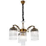 Подвесная люстра с плафонами с виде трубчатых хрустальных подвесок Cadice Chandelier варинант исполнения - 2 | Loft Concept в Уфе