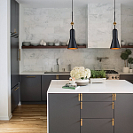  Подвесной светильник черного матового цвета с конусным плафоном 65 см Elstead Lighting варинант исполнения - 9 | Loft Concept в Уфе