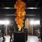 Люстра виноградная гроздь Grape Balls Янтарный цвет варинант исполнения - 3 | Loft Concept в Уфе