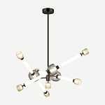 Светодиодная люстра Rovelly Black варинант исполнения - 2 | Loft Concept в Уфе