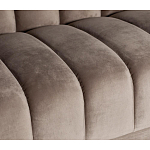 Диван трехместный велюровый серый Island of Comfort варинант исполнения - 4 | Loft Concept в Уфе