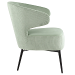 Современное мягкое кресло на металлических ножках Rakush Pistachio варинант исполнения - 5 | Loft Concept в Уфе