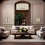 Люстра с абажуром из стекла и премиального алебастра Ravishment варинант исполнения - 7 | Loft Concept в Уфе