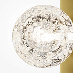 Бра с плафоном из прозрачного стекла с пузырьками воздуха Effervia варинант исполнения - 3 | Loft Concept в Уфе