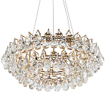 Люстра с хрустальными подвесками в форме капель Sidney Crystal Chandelier 80 варинант исполнения - 1 | Loft Concept в Уфе