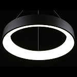 Люстра подвесная светодиодная Black Circle варинант исполнения - 4 | Loft Concept в Уфе