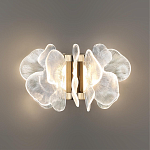 Бра с крупными прозрачными лепестками с рельефной поверхностью Ethereal Bloom варинант исполнения - 4 | Loft Concept в Уфе