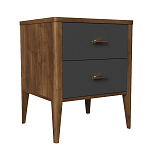 Тумба прикроватная с 2-мя ящиками Tasteful Furniture Light варинант исполнения - 4 | Loft Concept в Уфе