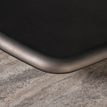 Столик журнальный квадратный  с полкой Sculptural Marble Accent с мрамором  варинант исполнения - 6 | Loft Concept в Уфе