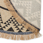 Ковер круглый из комбинированного состава Fantasy варинант исполнения - 4 | Loft Concept в Уфе