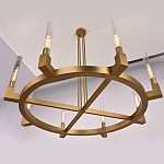 Люстра CANELLE Round Chandelier 8 Modern Brass варинант исполнения - 2 | Loft Concept в Уфе