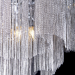 Люстра потолочная с металлическими цепочками Диаметр 99 см Atlantis Chain варинант исполнения - 5 | Loft Concept в Уфе