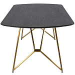 Обеденный стол на металлических ножках Ward Brass Dining Table варинант исполнения - 3 | Loft Concept в Уфе