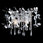 Бра с металлическими лепестками и хрустальными подвесками Leaf Cascade варинант исполнения - 2 | Loft Concept в Уфе