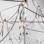 Люстра с каркасом из тонких металлических нитей и хрустальными подвесками Crystal Metal Threads Chandelier 100 варинант исполнения - 3 | Loft Concept в Уфе