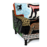 Большой Трехместный Диван с цветным принтом Qalakabusha Large Sofa варинант исполнения - 4 | Loft Concept в Уфе